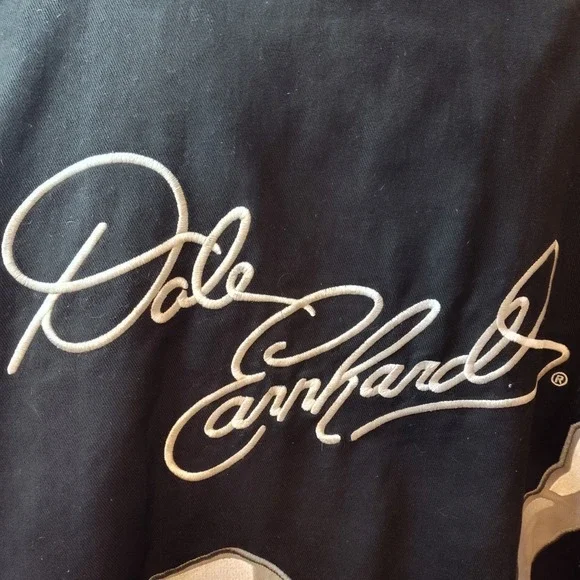 Dale Earnhardt jacket XXL The Intimidator racecar embroidered heavy legend FLAWS - Picture 7 of 11